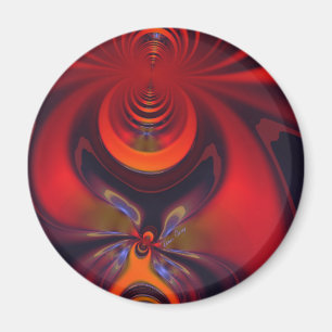 Íman Paixão alaranjada e Dourado da deusa ambarina -