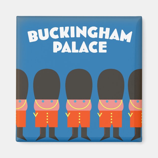 Íman Palácio de Buckingham Londres de trem Era Seca Mag (Frente)