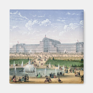 Íman Palácio de cristal, Sydenham, c.1862 (litho da