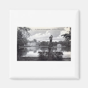 Íman Palácio de Fontainebleau, vintage 1910 de France