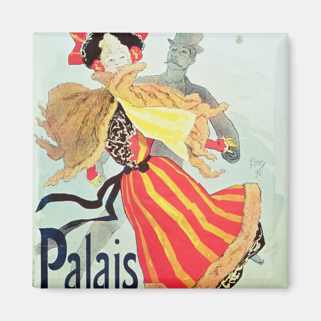 Íman Palácio de Gelo", Champs Elysee, Paris, 1893 (Frente)
