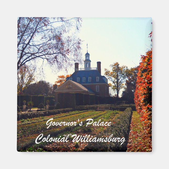 Íman Palácio do governador, Colonial Williamsburg (Frente)