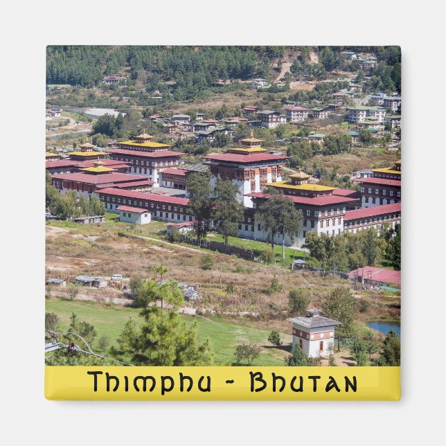Íman Palácio do Rei em Thimphu - Butão (Frente)