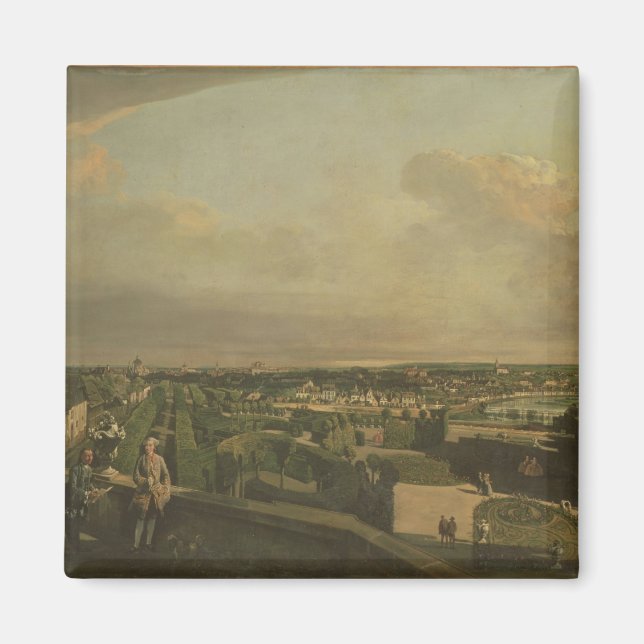 Íman Palácio e Jardim de Kaunitz, Viena, 1759/60 (Frente)