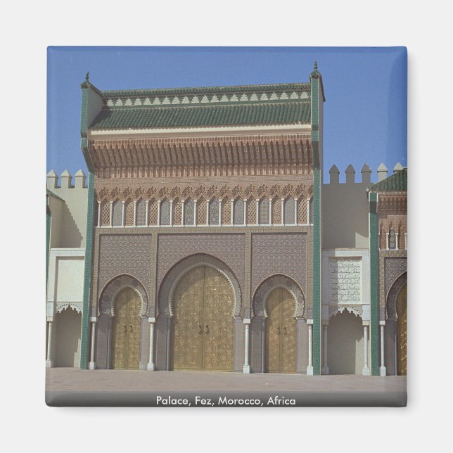 Íman Palácio, Fez, Marrocos, África (Frente)