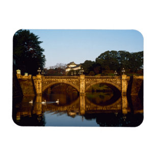 Íman Palácio Imperial, Ponte Nijubashi, Tóquio, Japão