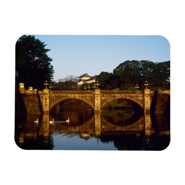 Íman Palácio Imperial, Ponte Nijubashi, Tóquio, Japão (Horizontal)