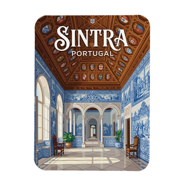Íman Palácio Nacional de Sintra Portugal (Vertical)