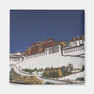 Íman Palácio Potala em Lhasa, Tibete.