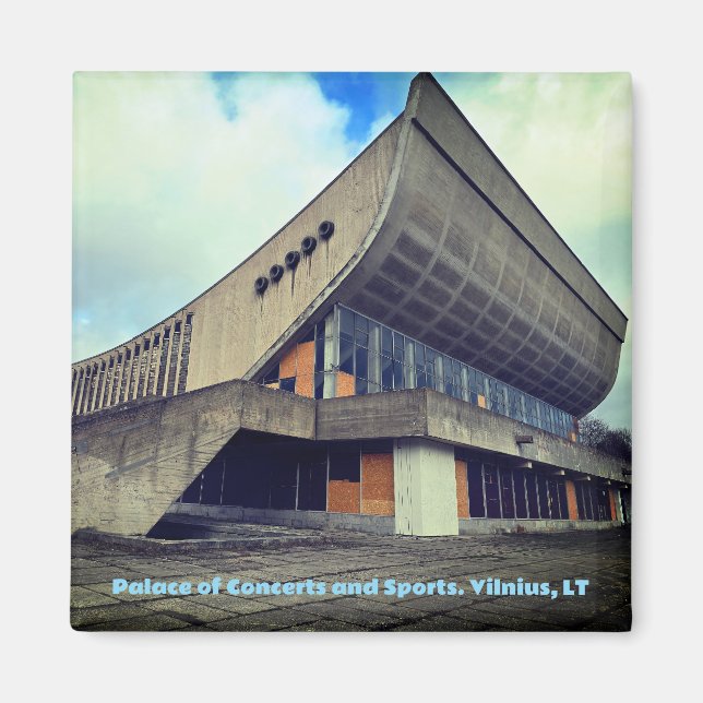Íman Palácio Soviético de Concertos e Esportes - Lituân (Frente)