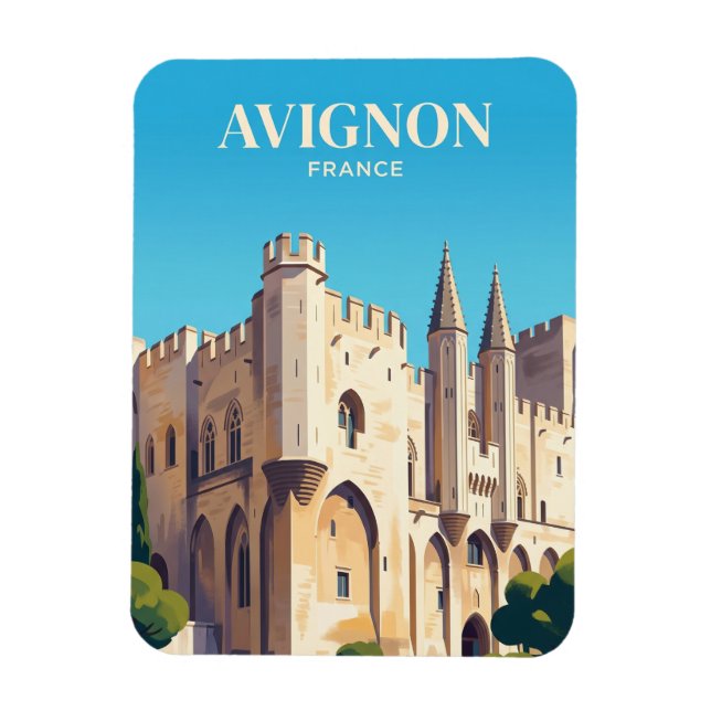 Íman Palais des Papes França (Vertical)