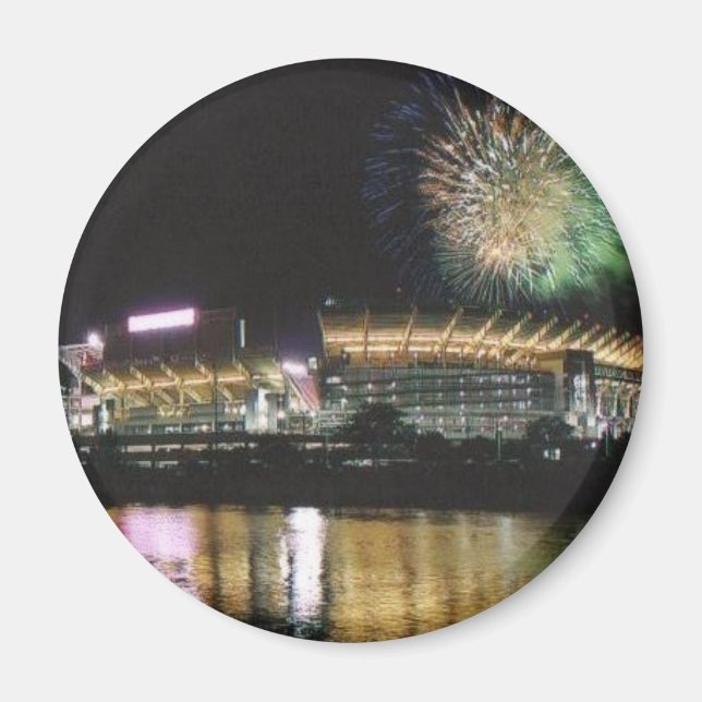 Íman Palavras de fogo do estádio de futebol Cleveland B (Frente)