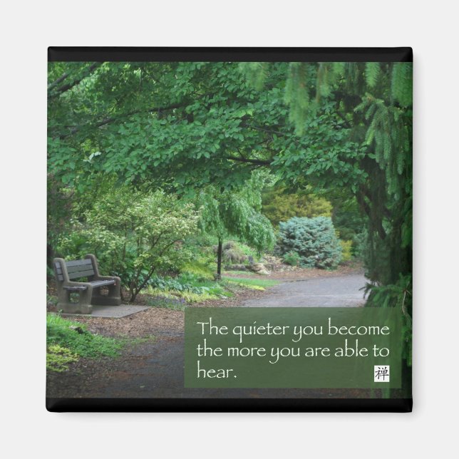 Íman Palavras de Sabedoria Zen (Frente)