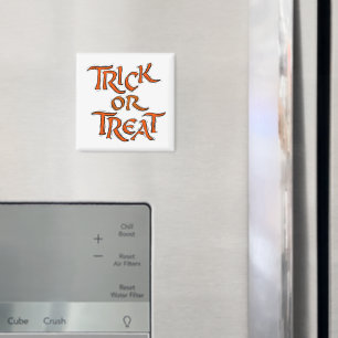 Íman Palavras de Truque ou de Tratamento de Halloween