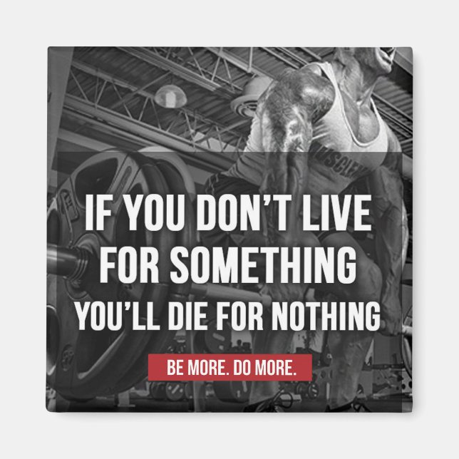 Íman Palavras de Workout Motivacional (Frente)