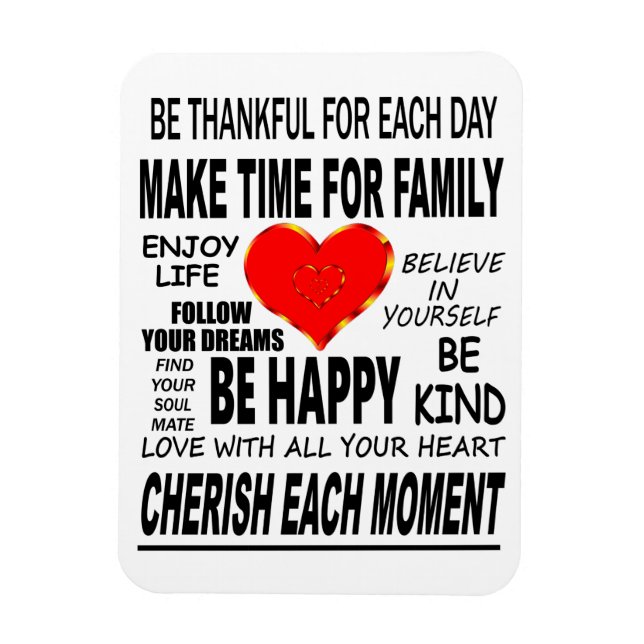 Íman Palavras Inspirativas para viver (Vertical)