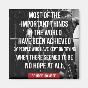 Íman Palavras Motivacionais de Arranjo de Peso - Esclar