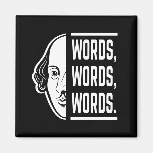 Íman Palavras Palavras Shakespeare Cita Thespian