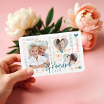 Íman Palavras para a melhor vovó colagem fotográfica de<br><div class="desc">Mande um belo presente personalizado para a sua avó que ela amará para sempre. Imagem especial personalizada de colagem de fotos de netos para mostrar suas próprias fotos e memórias da família especial. Nosso design apresenta uma simples colagem de 3 fotos com um quadro fotográfico retrato e dois quadros fotográficos...</div>