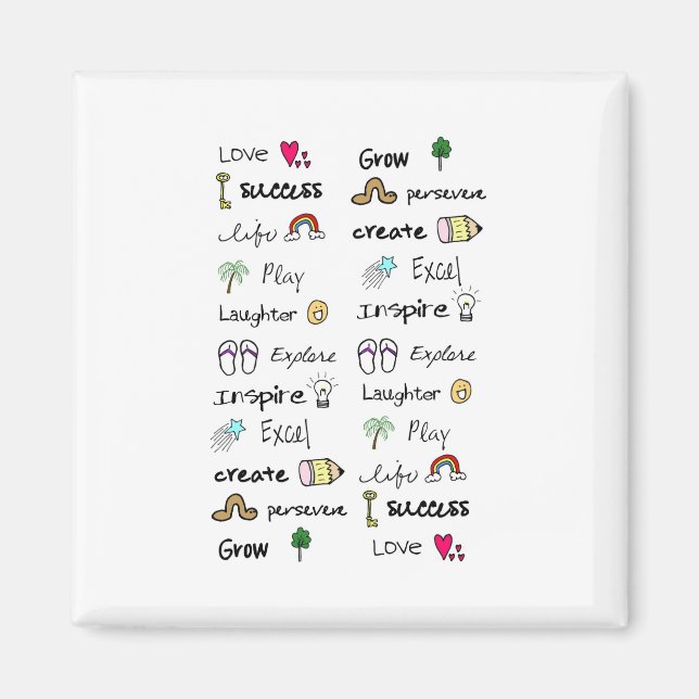 Íman Palavras Positivas (Frente)