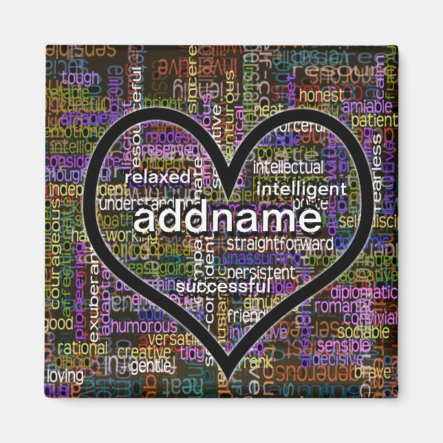 Íman Palavras Positivas Sobre Você (Frente)