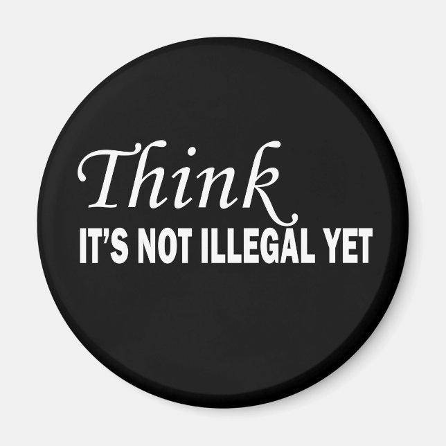 Íman palavras sarcásticas engraçadas (Frente)