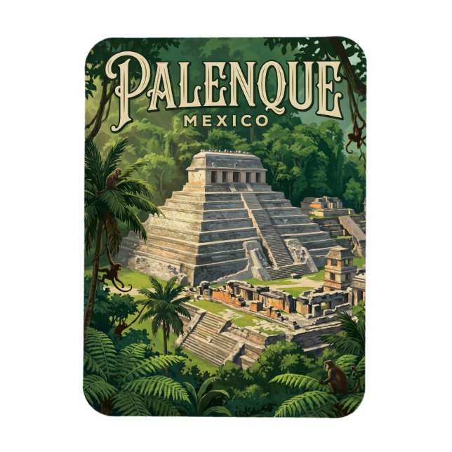 Íman Palenque Archaeological Zone Mexico (Vertical)