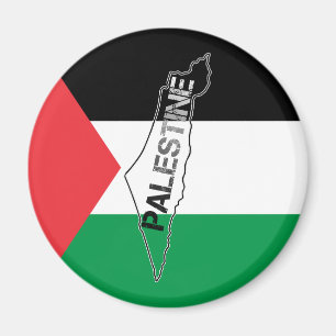 Íman Palestina Livre Mapa da Palestina na Bandeira da P