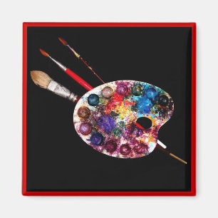 Íman PALETA de COR, artista do pintor