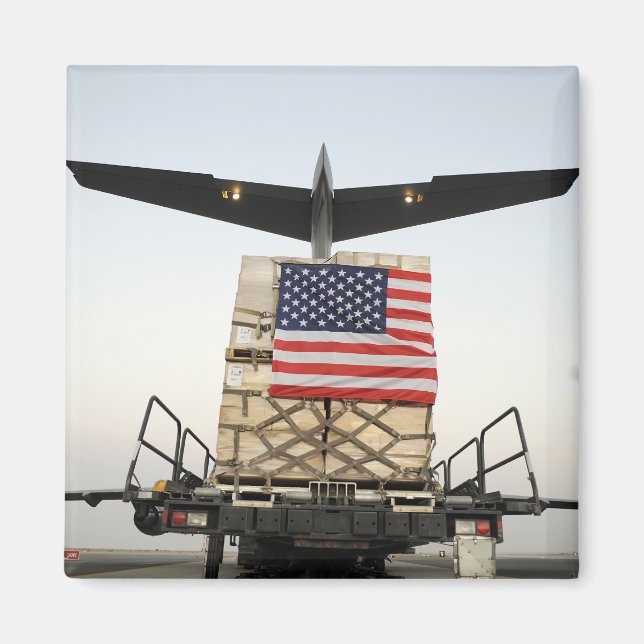 Íman Palete com alivio humanitário (Frente)