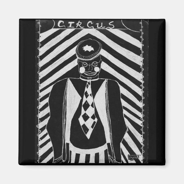 Íman Palhaço de circo (Frente)