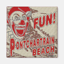Íman Palhaço de Diversão de Praia de Pontchartrain