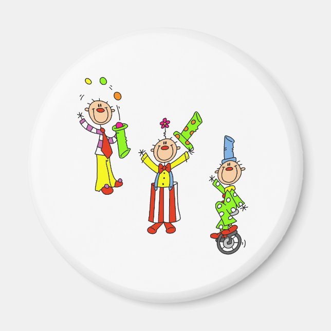 Íman Palhaços de Circo (Frente)