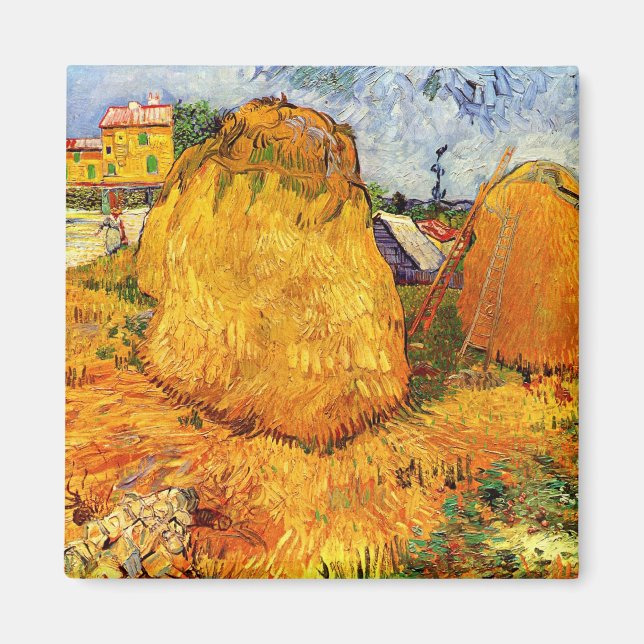 Íman Palheiros em Provença por Vincent van Gogh (Frente)