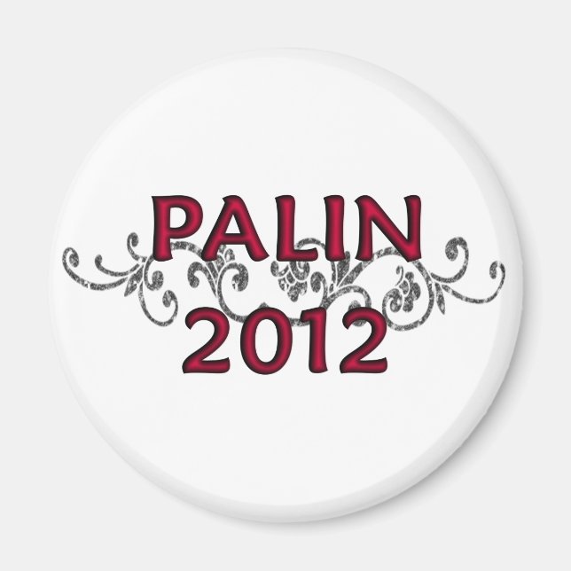 Íman Palin 2012 - Imagem Redonda da Vinha (Frente)