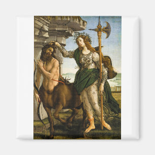 Íman Pallas e o Centauro por Sandro Botticelli