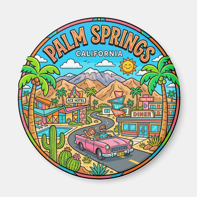 Íman Palm Springs Califórnia (Frente)