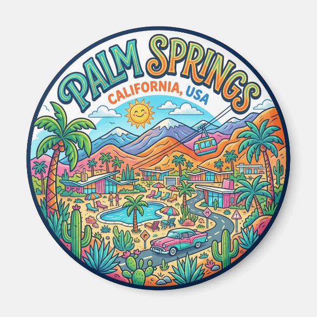 Íman Palm Springs Califórnia (Frente)