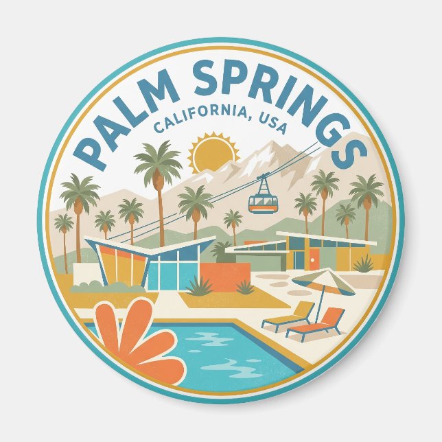 Íman Palm Springs EUA (Frente)