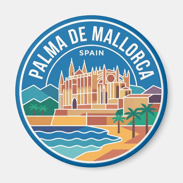 Íman Palma de Maiorca Espanha (Frente)