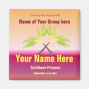 Íman Palmas cruzadas Grou [cruzeiro