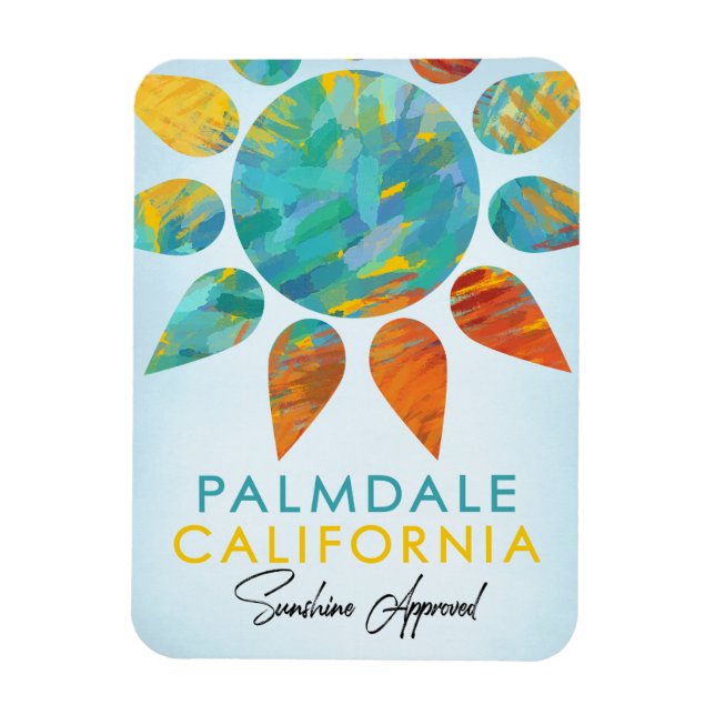 Íman Palmdale California Sunshine Viagem (Vertical)