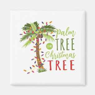 Íman Palmeira é meu Papai Noel de Natal Tropical Verão
