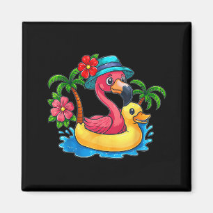 Íman Palmeira Flamingo Tropical Praia Pôr do Sol Verão