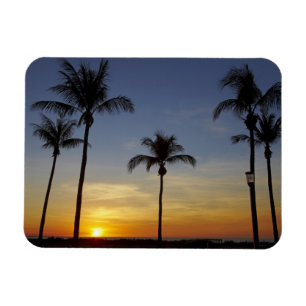 Íman Palmeiras e pôr do sol, Praia de Mindil