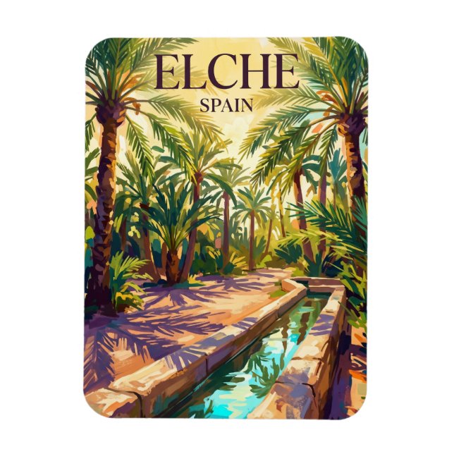 Íman Palmeral de Elche Espanha (Vertical)