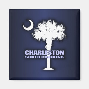 Íman Palmetto do SC & crescente (Charleston)