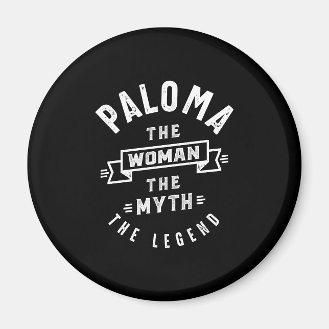 Íman Paloma Personalizado Nome Aniversário Presente (Frente)