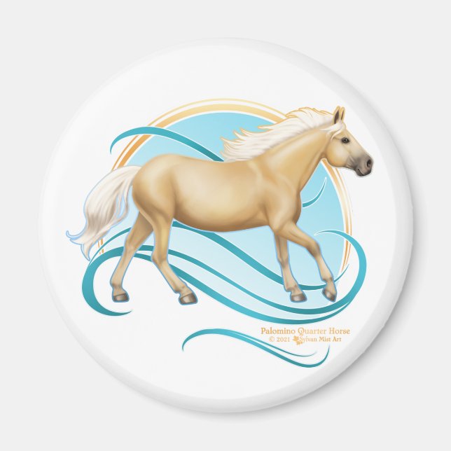 Íman Palomino Quarter Horse (Frente)