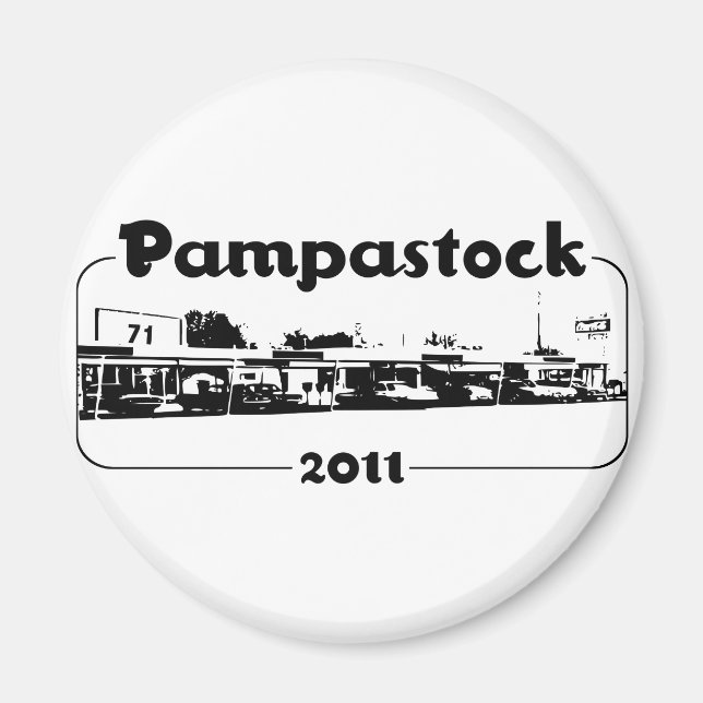 Íman Pampastock 2011 Magnet (Frente)